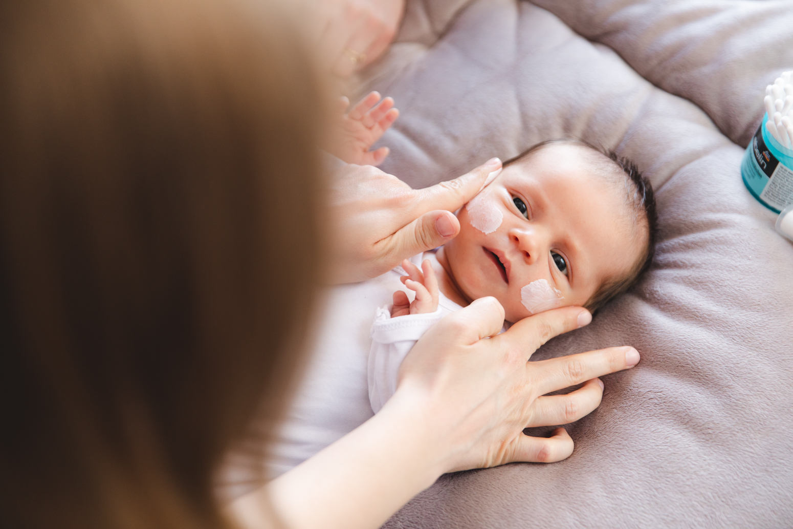 Babyhaut pflegen